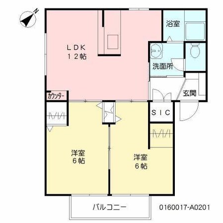 メゾン・ウエーブの物件間取画像